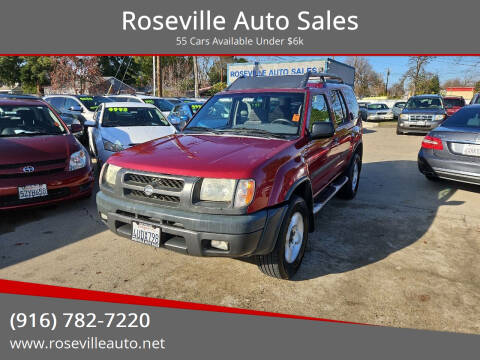 2001 Nissan Xterra for sale at Roseville Auto Sales in Roseville CA