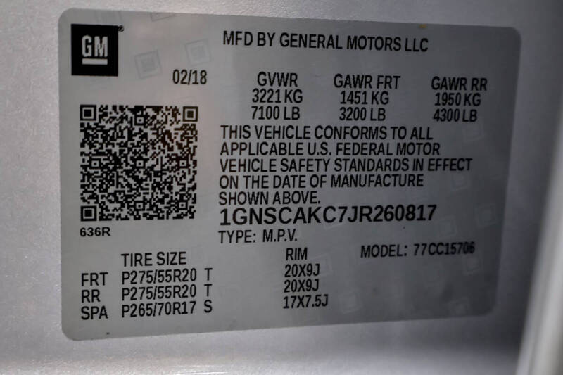 2018 Chevrolet Tahoe LS