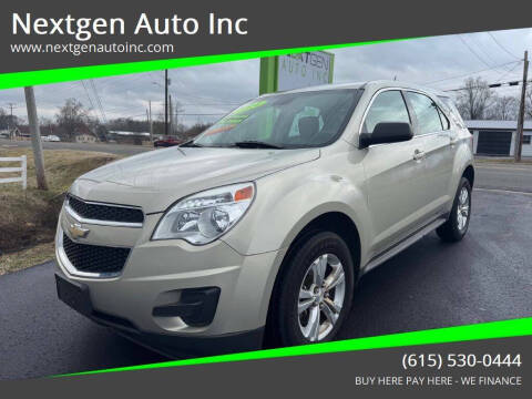 2014 Chevrolet Equinox for sale at Nextgen Auto Inc in Smithville TN