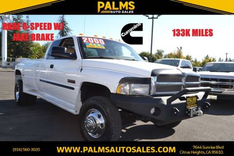 2000 Dodge Ram Pickup 3500 for sale at Palms Auto Sales in Citrus Heights CA