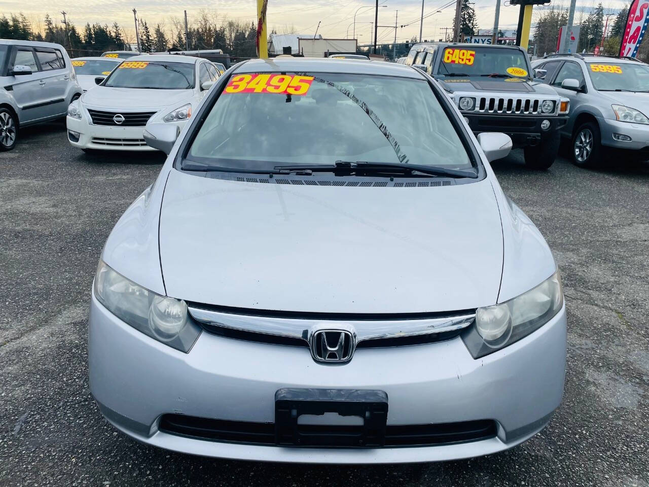 2007 Honda Civic for sale at New Creation Auto Sales in Everett, WA