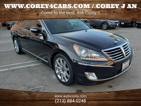 2011 Hyundai Equus for sale at WWW.COREY4CARS.COM / COREY J AN in Los Angeles CA