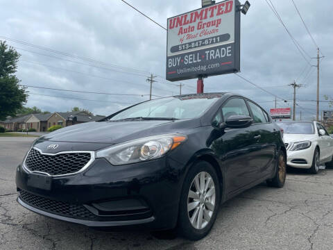 2016 Kia Forte for sale at Unlimited Auto Group in West Chester OH