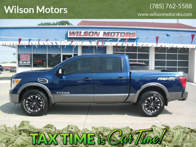 2017 Nissan Titan for sale at Wilson Motors in Junction City KS