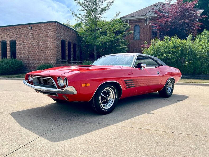 Red 1973 Dodge Challenger 1