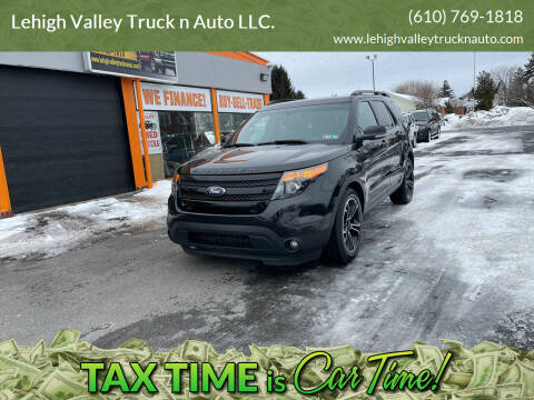 2015 Ford Explorer for sale at Lehigh Valley Truck n Auto LLC. in Schnecksville PA