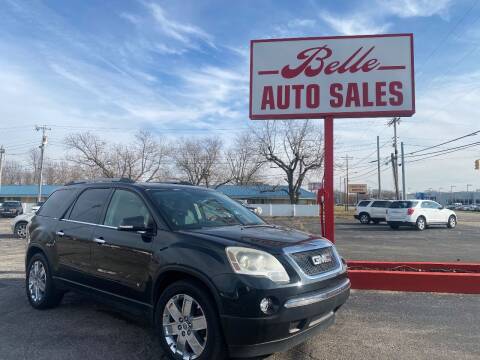 2010 GMC Acadia for sale at Belle Auto Sales in Elkhart IN