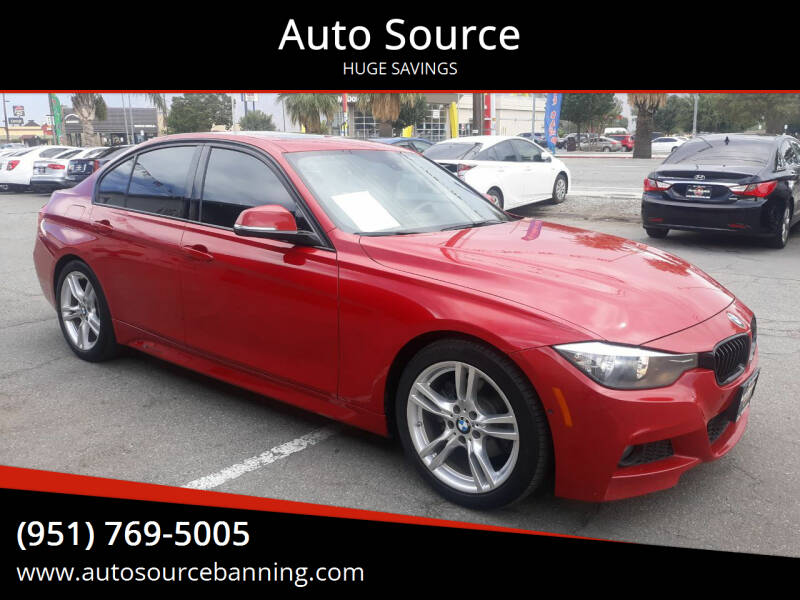2015 BMW 3 Series for sale at Auto Source in Banning CA