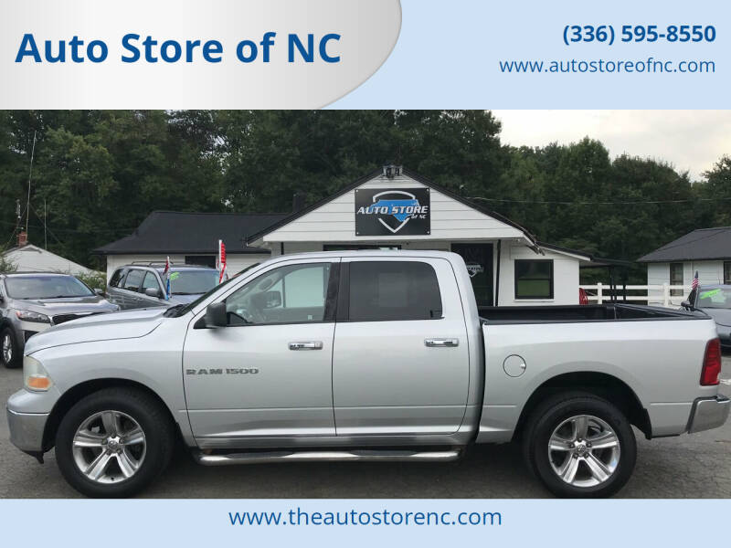 2011 RAM 1500 for sale at Auto Store of NC in Walkertown NC