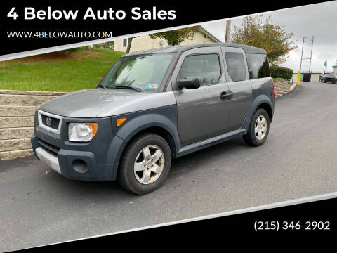 2005 Honda Element for sale at 4 Below Auto Sales in Willow Grove PA