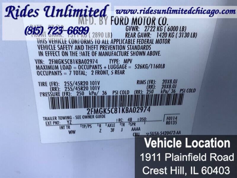 2019 Ford Flex SEL