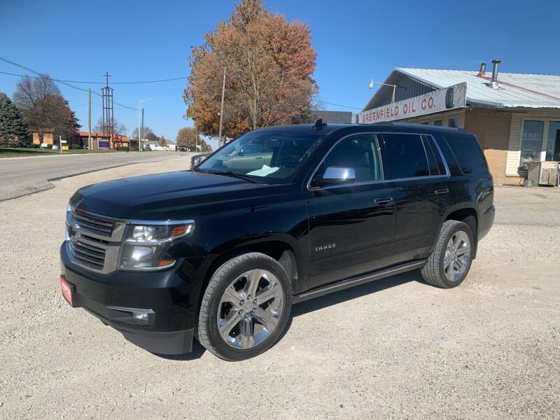 2017 Chevrolet Tahoe for sale at GREENFIELD AUTO SALES in Greenfield IA