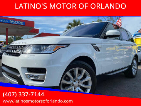 2017 Land Rover Range Rover Sport for sale at LATINO'S MOTOR OF ORLANDO in Orlando FL