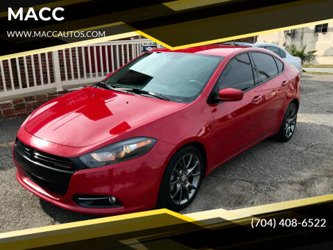 2013 Dodge Dart for sale at MACC in Gastonia NC