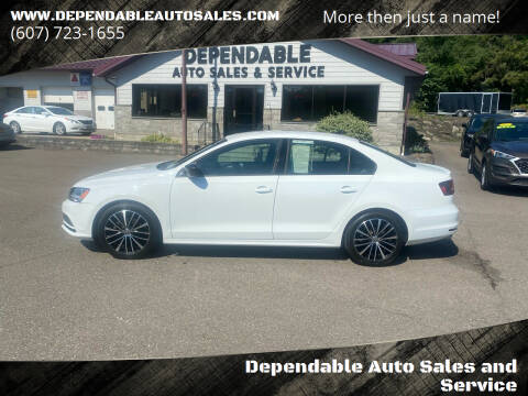 2016 Volkswagen Jetta for sale at Dependable Auto Sales and Service in Binghamton NY
