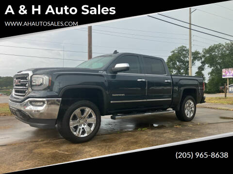 2018 GMC Sierra 1500 for sale at A & H Auto Sales in Clanton AL