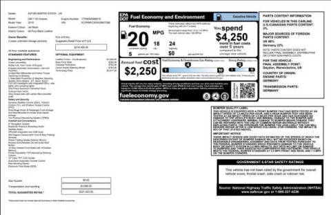 2019 Aston Martin DB11 Volante