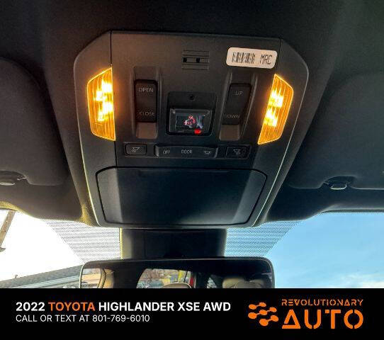 2022 Toyota Highlander XSE