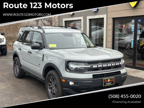 2021 Ford Bronco Sport for sale at Route 123 Motors in Norton MA