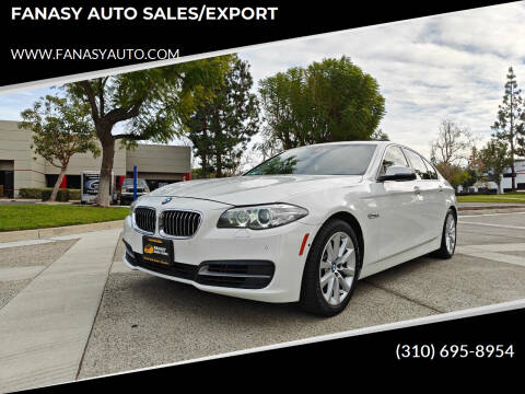 2014 BMW 5 Series for sale at FANASY AUTO SALES/EXPORT in Yorba Linda CA