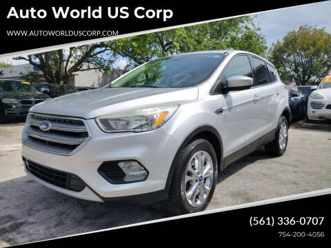 2017 Ford Escape for sale at Auto World US Corp in Plantation FL