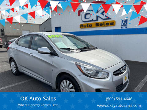 2012 Hyundai Accent for sale at OK Auto Sales in Kennewick WA