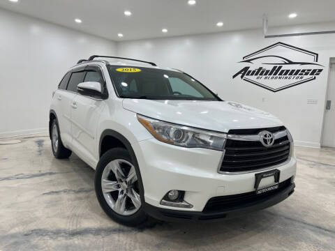 2015 Toyota Highlander for sale at Auto House of Bloomington in Bloomington IL