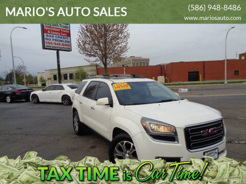 2014 GMC Acadia for sale at MARIO'S AUTO SALES in Mount Clemens MI