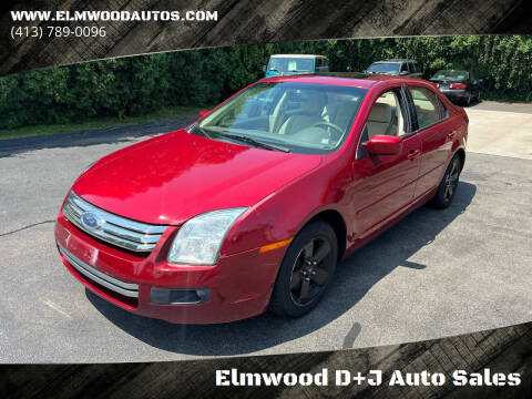 2007 Ford Fusion for sale at Elmwood D+J Auto Sales in Agawam MA