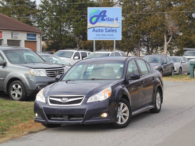 2012 Subaru Legacy for sale at Atlas 4 Auto Sales in Fredericksburg, VA