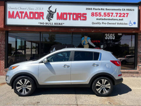 2013 Kia Sportage for sale at Matador Motors in Sacramento CA