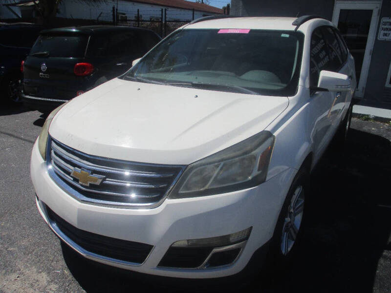 2014 Chevrolet Traverse for sale at K & V AUTO SALES LLC in Hollywood FL