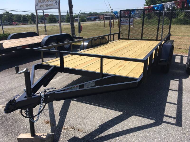 2022 NEW TMT 75" x 16' Landscape Trailer for sale at Sanders Motor Company in Goldsboro NC