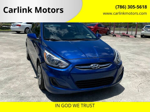 2017 Hyundai Accent for sale at Carlink Motors in Miami FL