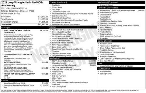 2021 Jeep Wrangler Unlimited
