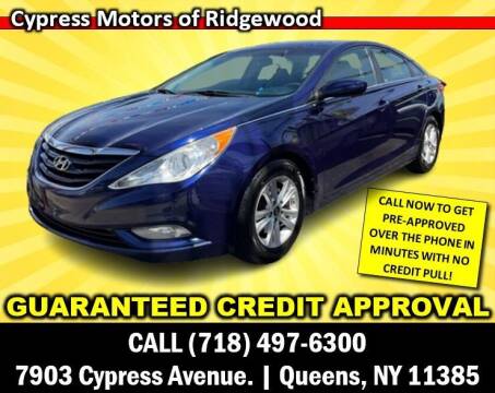 2013 Hyundai Sonata for sale at Cypress Motors of Ridgewood in Ridgewood NY