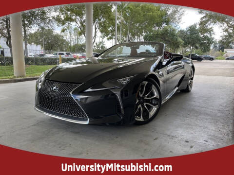 2021 Lexus LC 500 Convertible for sale at University Mitsubishi in Davie FL