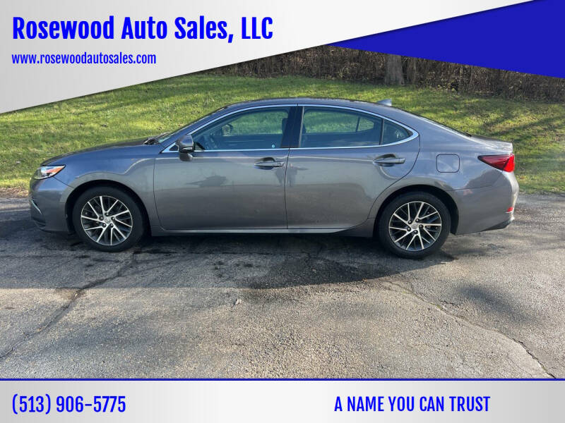 2016 Lexus ES 350 for sale at Rosewood Auto Sales, LLC in Hamilton OH