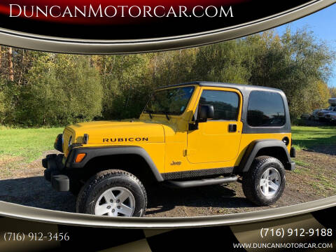 2004 Jeep Wrangler for sale at DuncanMotorcar.com in Buffalo NY