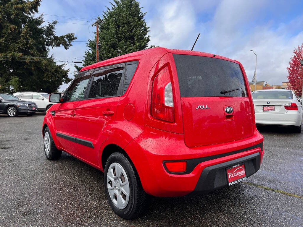 2013 Kia Soul for sale at PLATINUM AUTO SALES INC in Lacey, WA