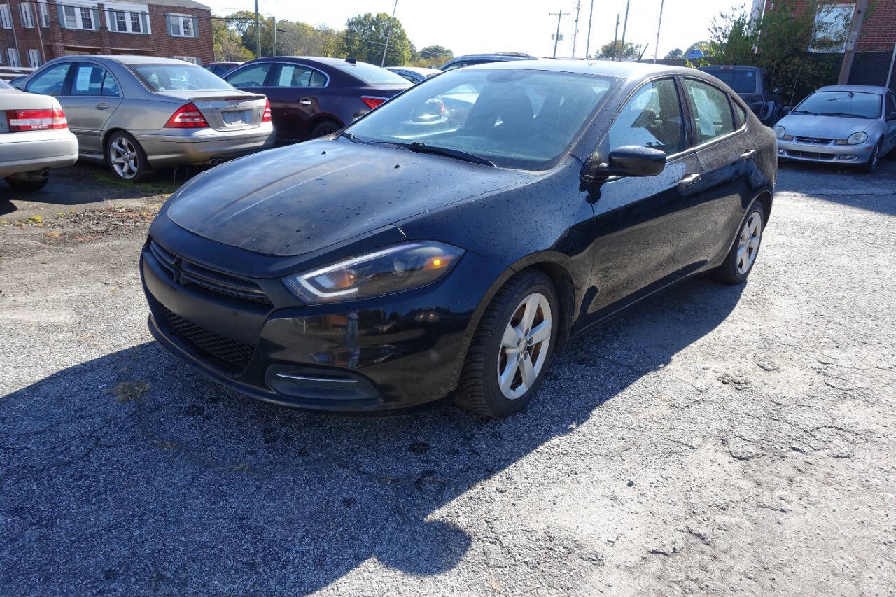 Black 2015 Dodge Dart SXT SXT 4dr Sedan 2