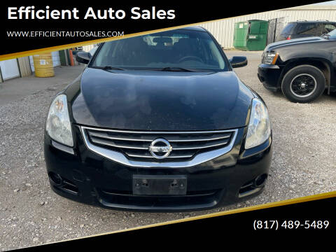 2012 Nissan Altima for sale at Efficient Auto Sales in Crowley TX