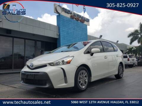 2016 Toyota Prius v for sale at Tech Auto Sales in Hialeah FL