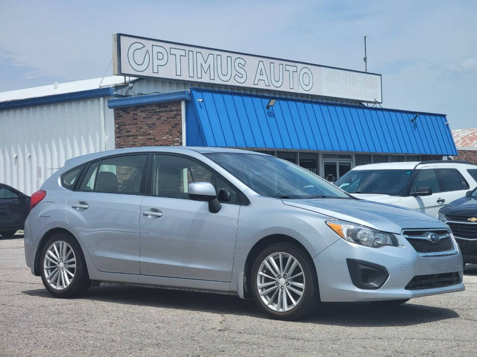 2012 Subaru Impreza for sale at Optimus Auto in Omaha, NE