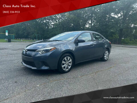 2016 Toyota Corolla for sale at Class Auto Trade Inc. in Paterson NJ