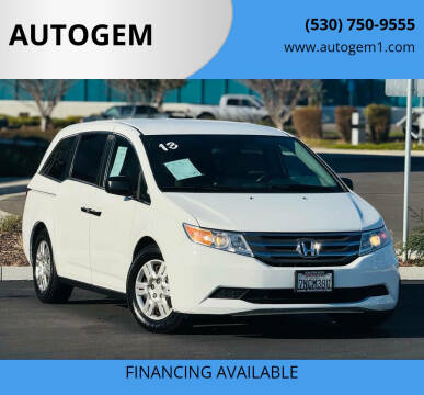 2013 Honda Odyssey for sale at AUTOGEM in Davis CA