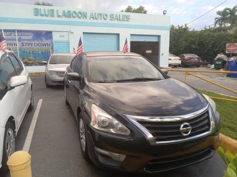 2015 Nissan Altima for sale at Blue Lagoon Auto Sales in Plantation FL