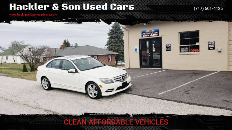 2011 Mercedes-Benz C-Class for sale at Hackler & Son Used Cars in Red Lion PA