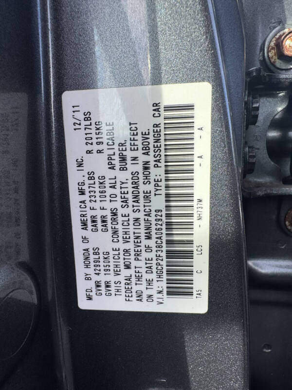 2012 Honda Accord LX