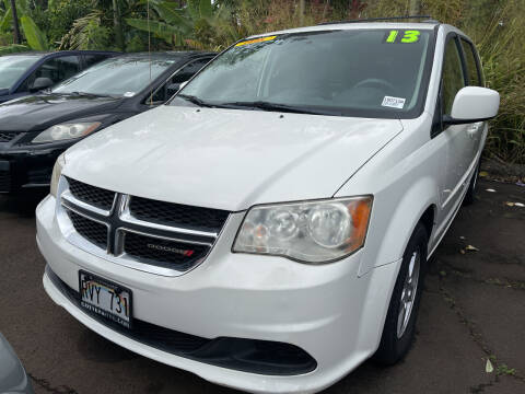 2013 Dodge Grand Caravan for sale at PACIFIC ISLAND AUTO SALES in Wahiawa HI